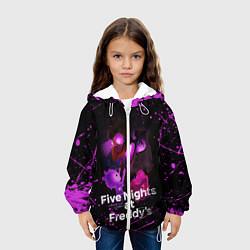 Куртка с капюшоном детская FIVE NIGHTS AT FREDDYS, цвет: 3D-белый — фото 2