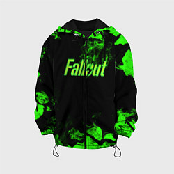 Куртка с капюшоном детская FALLOUT, цвет: 3D-черный