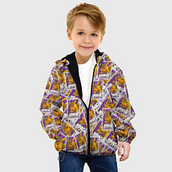 Куртка с капюшоном детская Детектив Пикачу, цвет: 3D-черный — фото 2