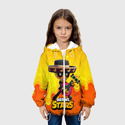 Куртка с капюшоном детская Brawl stars poco Поко, цвет: 3D-белый — фото 2