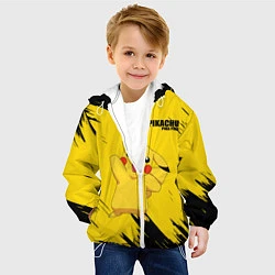 Куртка с капюшоном детская PIKACHU: PIKA PIKA, цвет: 3D-белый — фото 2