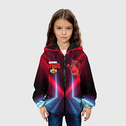Куртка с капюшоном детская Brawl stars Nita Нита, цвет: 3D-черный — фото 2