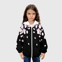 Куртка с капюшоном детская САКУРА, цвет: 3D-белый — фото 2