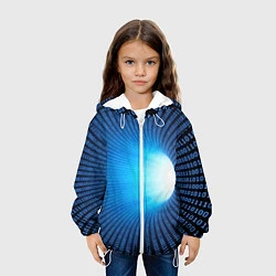 Куртка с капюшоном детская Tunnel, цвет: 3D-белый — фото 2