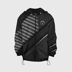 Куртка с капюшоном детская FC Borussia, цвет: 3D-черный