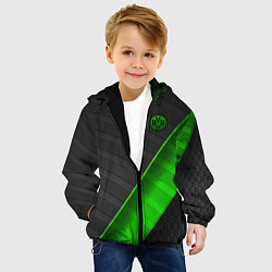 Куртка с капюшоном детская FC Borussia, цвет: 3D-черный — фото 2