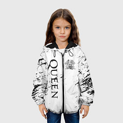 Куртка с капюшоном детская QUEEN, цвет: 3D-черный — фото 2