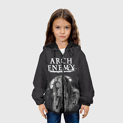 Куртка с капюшоном детская Arch Enemy 79, цвет: 3D-черный — фото 2