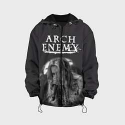 Куртка с капюшоном детская Arch Enemy 79, цвет: 3D-черный