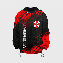 Куртка с капюшоном детская UMBRELLA CORP, цвет: 3D-черный