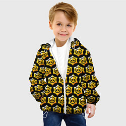 Куртка с капюшоном детская BRAWL STARS, цвет: 3D-белый — фото 2
