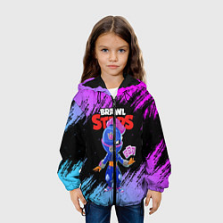 Куртка с капюшоном детская BRAWL STARS TARA, цвет: 3D-черный — фото 2