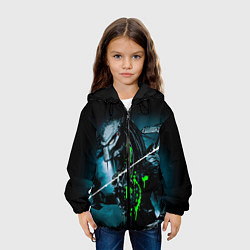 Куртка с капюшоном детская PREDATOR, цвет: 3D-черный — фото 2