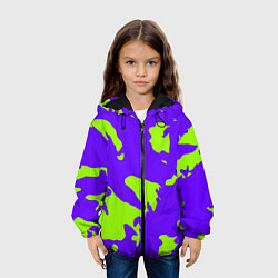 Куртка с капюшоном детская Тeкстура, цвет: 3D-черный — фото 2