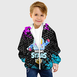 Куртка с капюшоном детская BRAWL STARS SPROUT, цвет: 3D-белый — фото 2