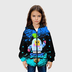 Куртка с капюшоном детская Brawl Stars SPROUT, цвет: 3D-черный — фото 2
