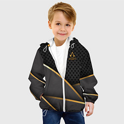 Куртка с капюшоном детская Assassins Creed, цвет: 3D-белый — фото 2