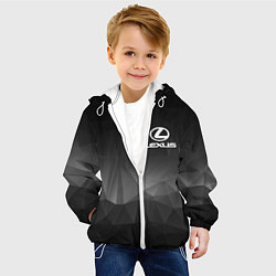Куртка с капюшоном детская LEXUS, цвет: 3D-белый — фото 2