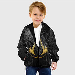 Куртка с капюшоном детская ASSASSINS CREED VALHALLA, цвет: 3D-черный — фото 2