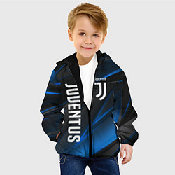 Куртка с капюшоном детская JUVENTUS, цвет: 3D-черный — фото 2