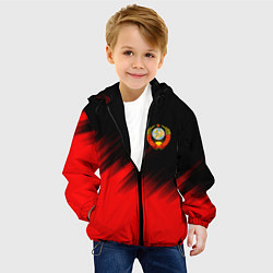 Куртка с капюшоном детская СССР, цвет: 3D-черный — фото 2