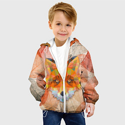 Куртка с капюшоном детская Fox, цвет: 3D-белый — фото 2