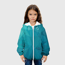 Куртка с капюшоном детская WAVE, цвет: 3D-белый — фото 2