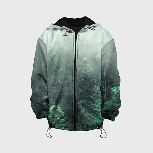 Детская куртка Туманный лес / 3D-Черный – фото 1