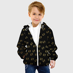 Куртка с капюшоном детская 6ix9ine Gold, цвет: 3D-белый — фото 2