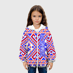 Куртка с капюшоном детская Лес мой храм, цвет: 3D-белый — фото 2