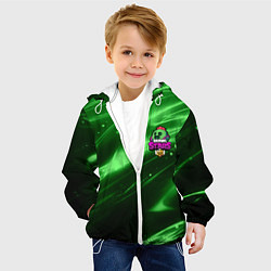 Куртка с капюшоном детская СПАЙК BRAWL STARS, цвет: 3D-белый — фото 2