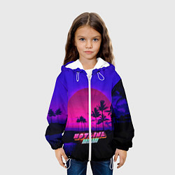 Куртка с капюшоном детская HOTLINE MIAMI, цвет: 3D-белый — фото 2