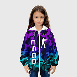 Куртка с капюшоном детская CS GO, цвет: 3D-белый — фото 2