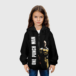 Куртка с капюшоном детская One Punch Man, цвет: 3D-черный — фото 2