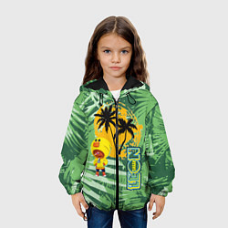 Куртка с капюшоном детская Brawl Stars в лето, цвет: 3D-черный — фото 2