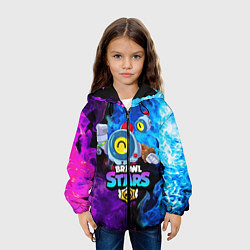 Куртка с капюшоном детская BRAWL STARS NANI, цвет: 3D-черный — фото 2