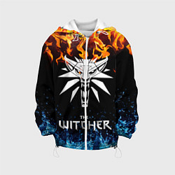 Куртка с капюшоном детская The Witcher, цвет: 3D-белый
