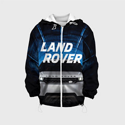 Куртка с капюшоном детская LAND ROVER, цвет: 3D-белый