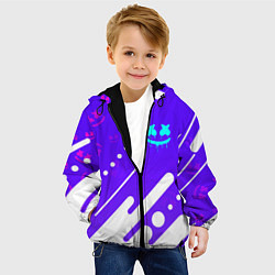 Куртка с капюшоном детская MARSHMELLO МАРШМЕЛЛОУ, цвет: 3D-черный — фото 2