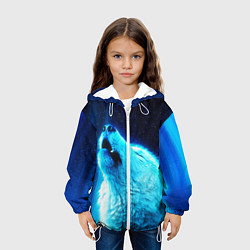 Куртка с капюшоном детская ВОЛЧИЙ ВОЙ D, цвет: 3D-белый — фото 2