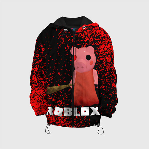 Детская куртка Roblox Piggy / 3D-Черный – фото 1