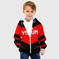 Куртка с капюшоном детская VENUM ВЕНУМ, цвет: 3D-белый — фото 2