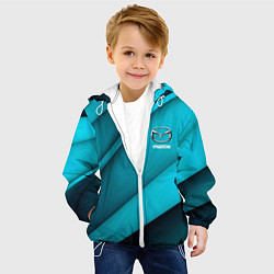 Куртка с капюшоном детская MAZDA, цвет: 3D-белый — фото 2