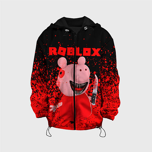 Детская куртка Roblox Piggy / 3D-Черный – фото 1