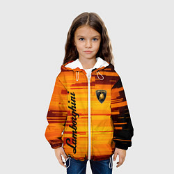 Куртка с капюшоном детская LAMBORGHINI, цвет: 3D-белый — фото 2