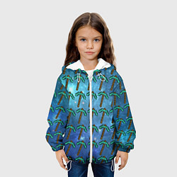 Куртка с капюшоном детская Майнкрафт Кирка, цвет: 3D-белый — фото 2
