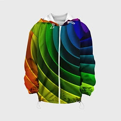 Куртка с капюшоном детская Color 2058, цвет: 3D-белый