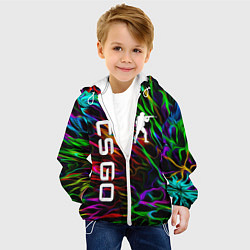 Куртка с капюшоном детская CS GO КС ГО, цвет: 3D-белый — фото 2