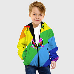 Куртка с капюшоном детская 6ix9ine, цвет: 3D-черный — фото 2