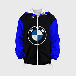 Куртка с капюшоном детская BMW, цвет: 3D-белый